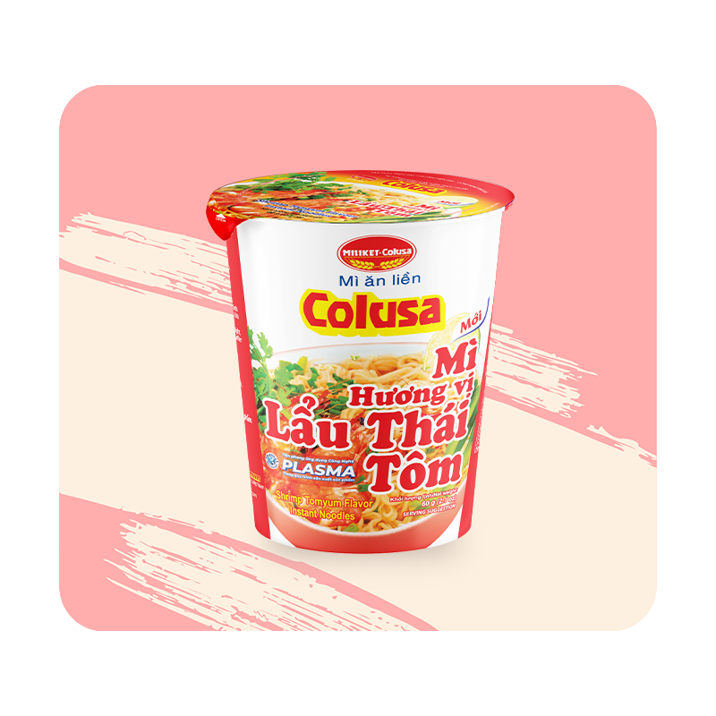 Mì hương vị Lẩu Thái Tôm Colusa 60g