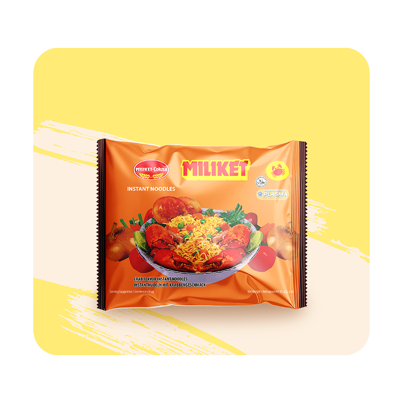 Mì Miliket hương vị Cua 65g