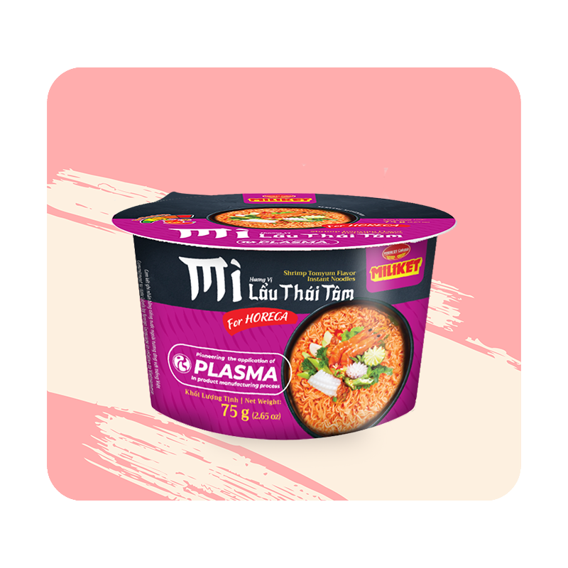 Mì Tô Giấy Miliket Vị Lẩu Thái Tôm 75g