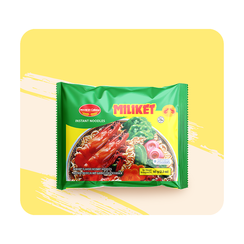 Mì Miliket hương vị Tôm 65g