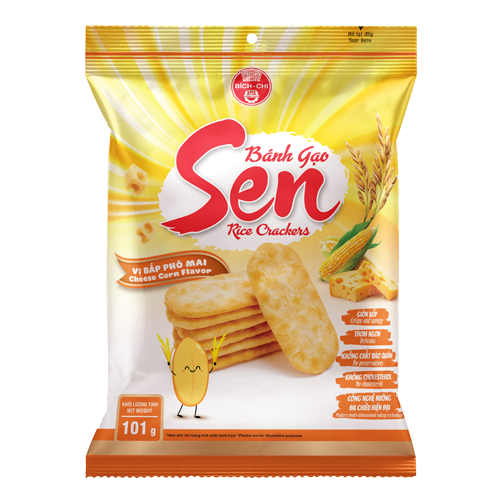 Bánh gạo Sen - Vị Bắp Phô Mai 101g