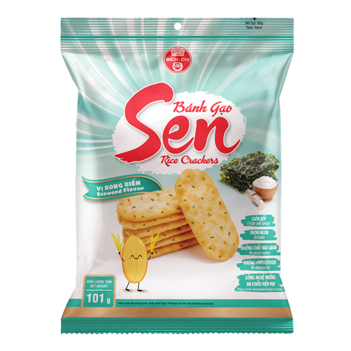 Bánh gạo Sen - Vị Rong Biển 101g
