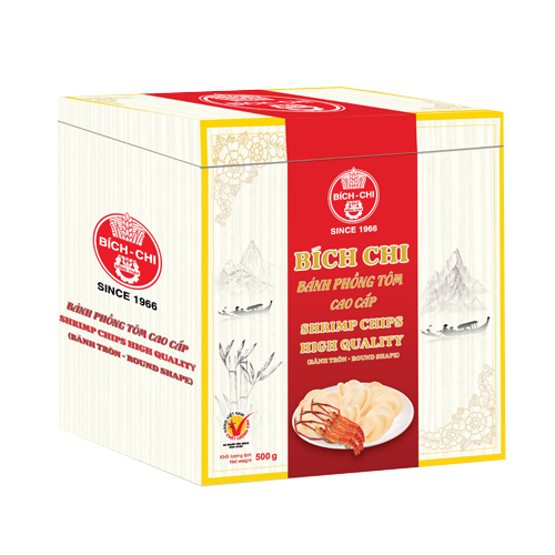 Bánh phồng tôm Cao Cấp 500g - Bánh tròn
