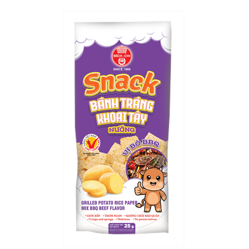 Bánh tráng khoai tây nướng - vị bò 25G