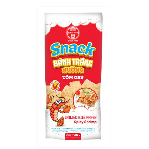 Bánh tráng nướng - vị tôm cay 25G
