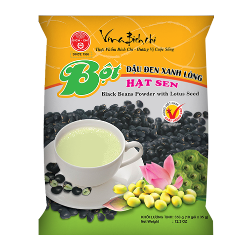 Bột đậu đen xanh lòng hạt sen