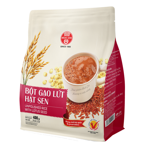 Bột gạo lứt hạt sen 400g