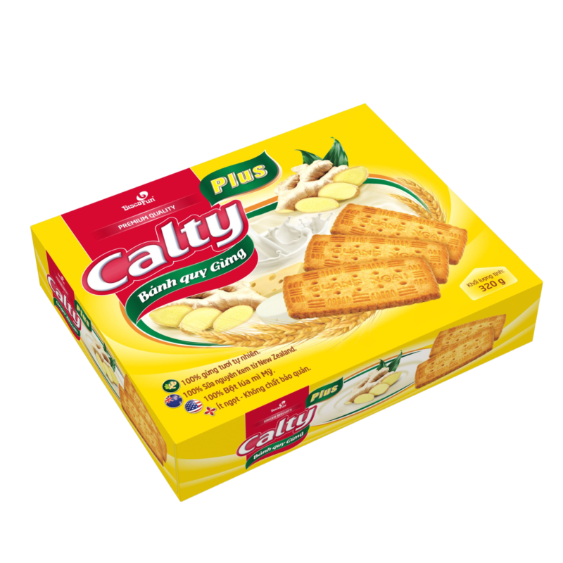 CALTY PLUS 320g (Bánh quy gừng)