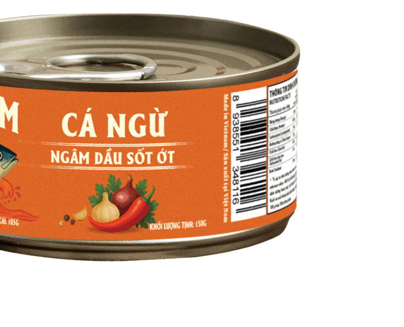 Cá ngừ ngâm dầu sốt ớt 150g