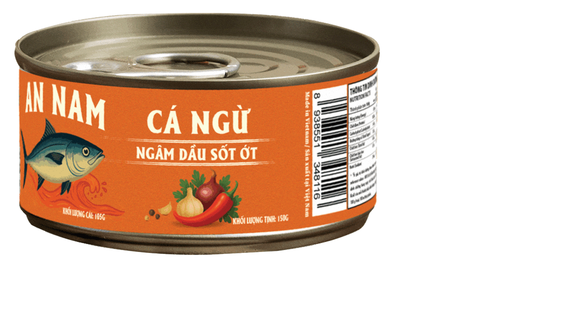 Cá Ngừ Ngâm Dầu Sốt Ớt An Nam