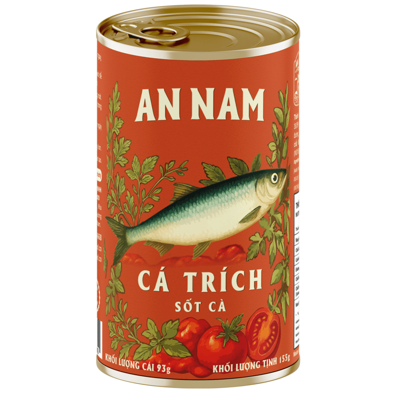 Cá trích sốt cà 155g