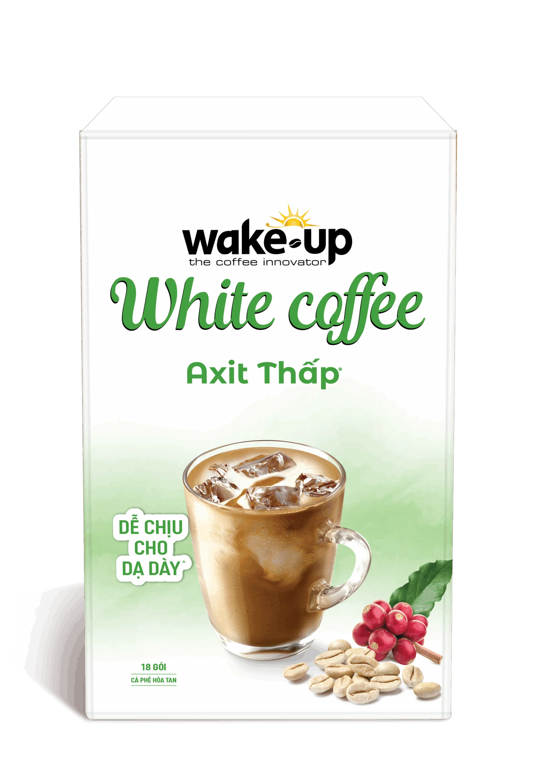 Cà phê hòa tan 3 trong 1 – Wake-Up White Coffee