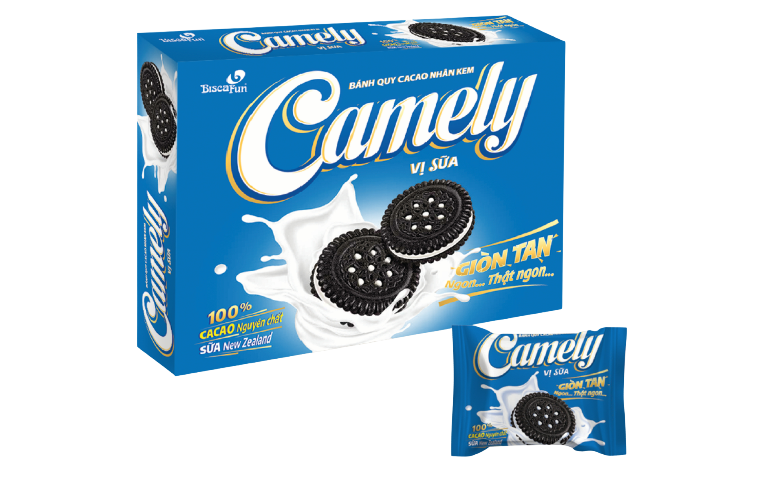 Camely 280g (Nhân kem sữa)