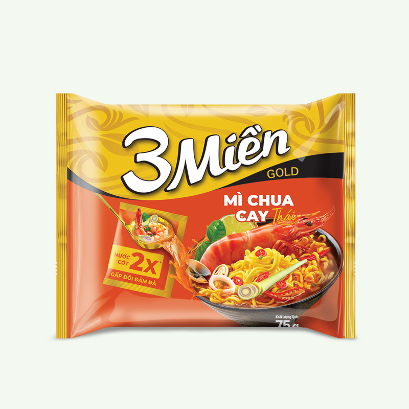 Mì 3 Miền Gold Chua Cay Thái