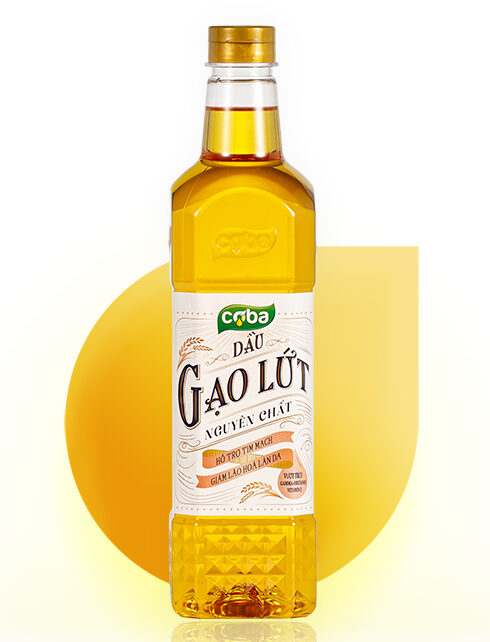 Dầu gạo lứt nguyên chất Coba 1L