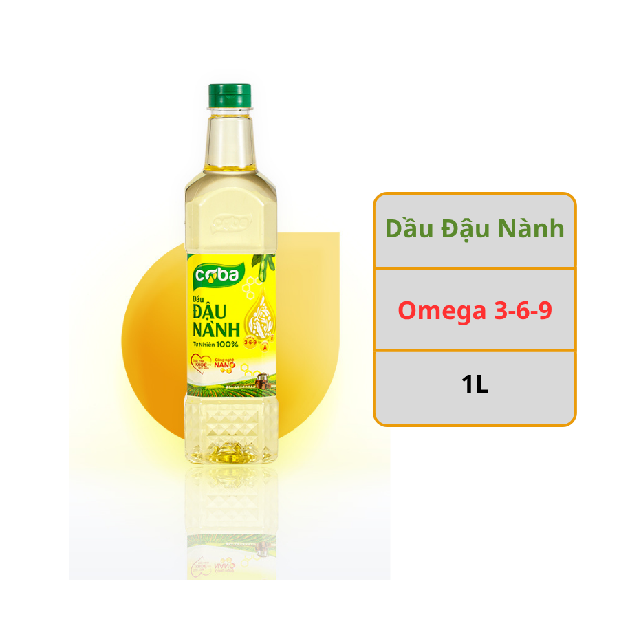Dầu nành cao cấp COBA chai 1L