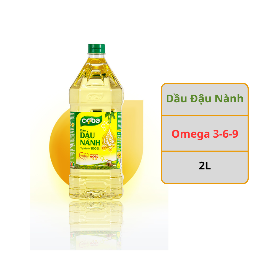 Dầu nành cao cấp COBA chai 2L