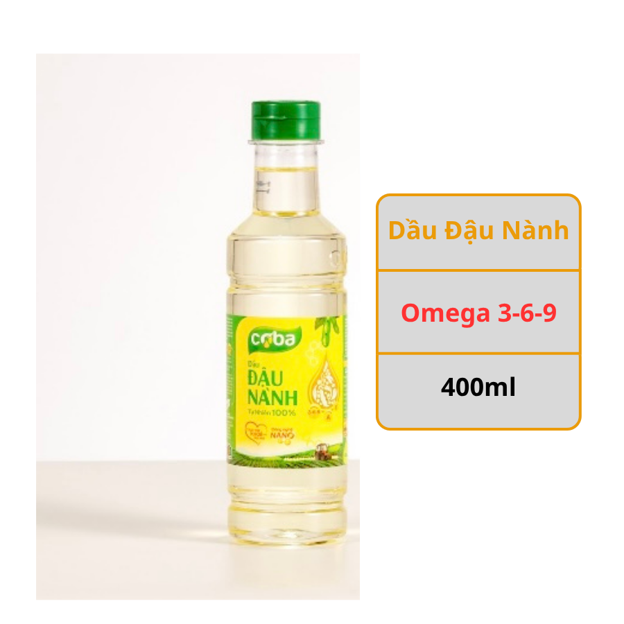 Dầu nành cao cấp COBA chai 400ml