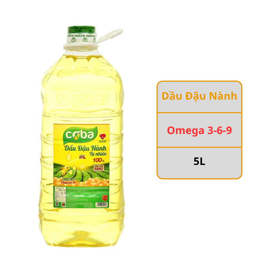 Dầu đậu nành COBA can 5L