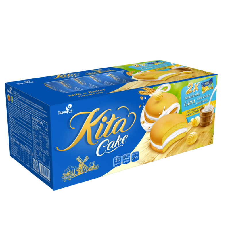 KHAY KITA CAKE BƠ SỮA 280g