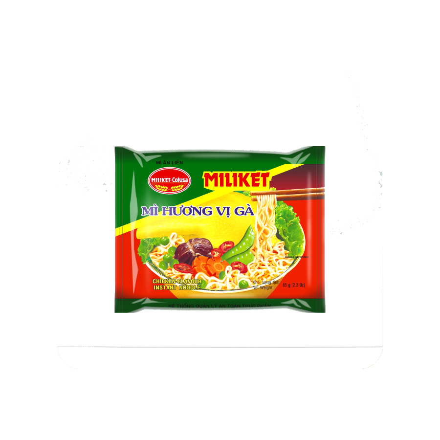 Mì Gà Xanh Miliket 65g