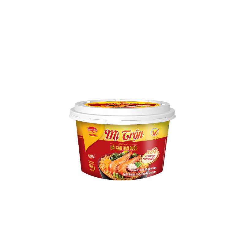 Mì trộn hải sản Hàn Quốc Miliket tô 105g 