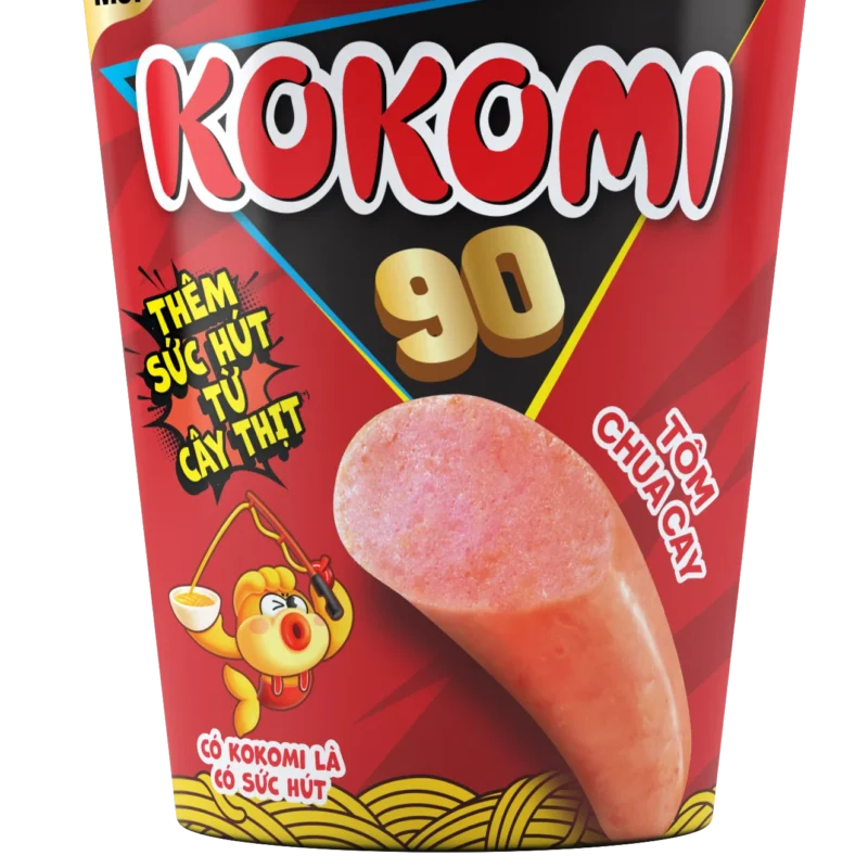 Mì Kokomi tôm chua cay có thịt – Ly 90gr