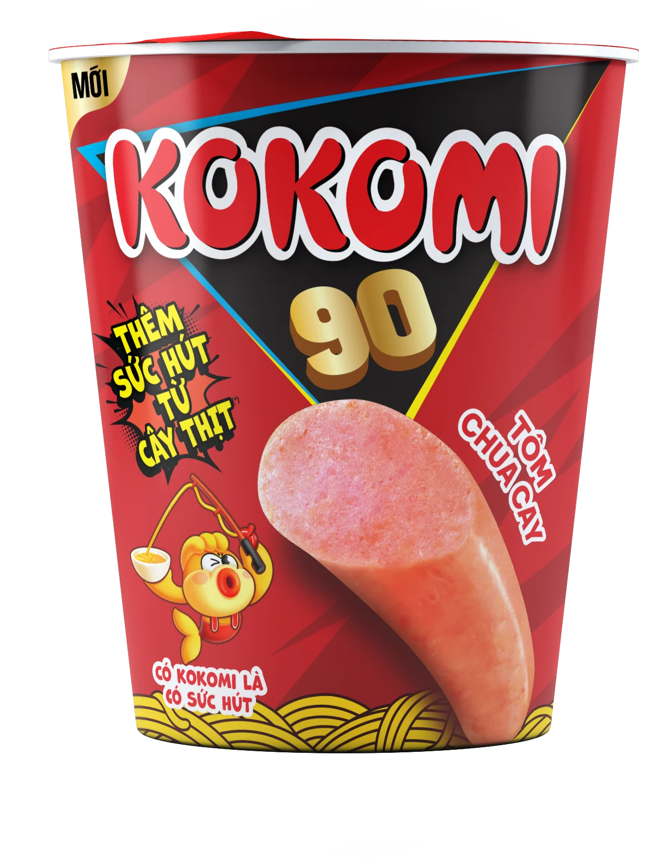 Mì Kokomi tôm chua cay có thịt – Ly 90gr