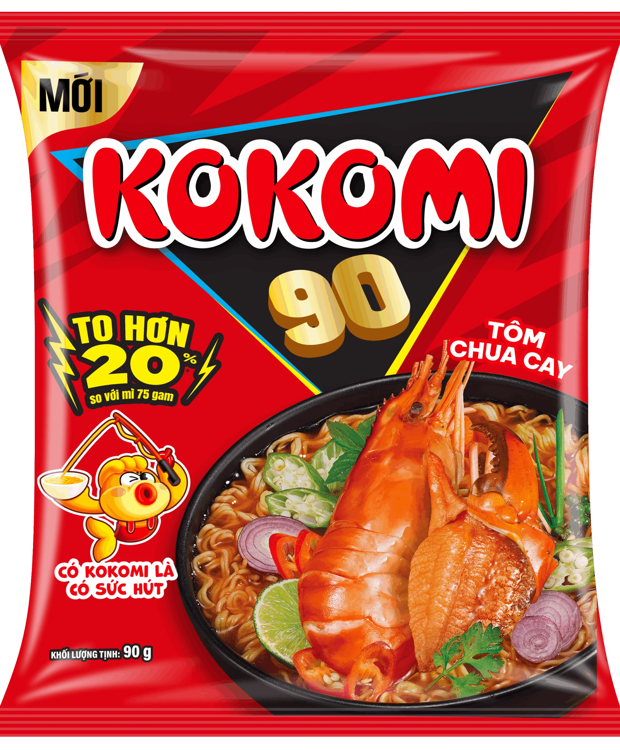 Mì Kokomi tôm chua cay – Gói 90gr
