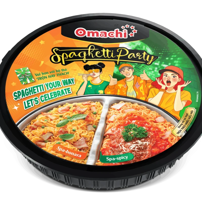 Mì Omachi trộn hai vị 4hộp x 661gr