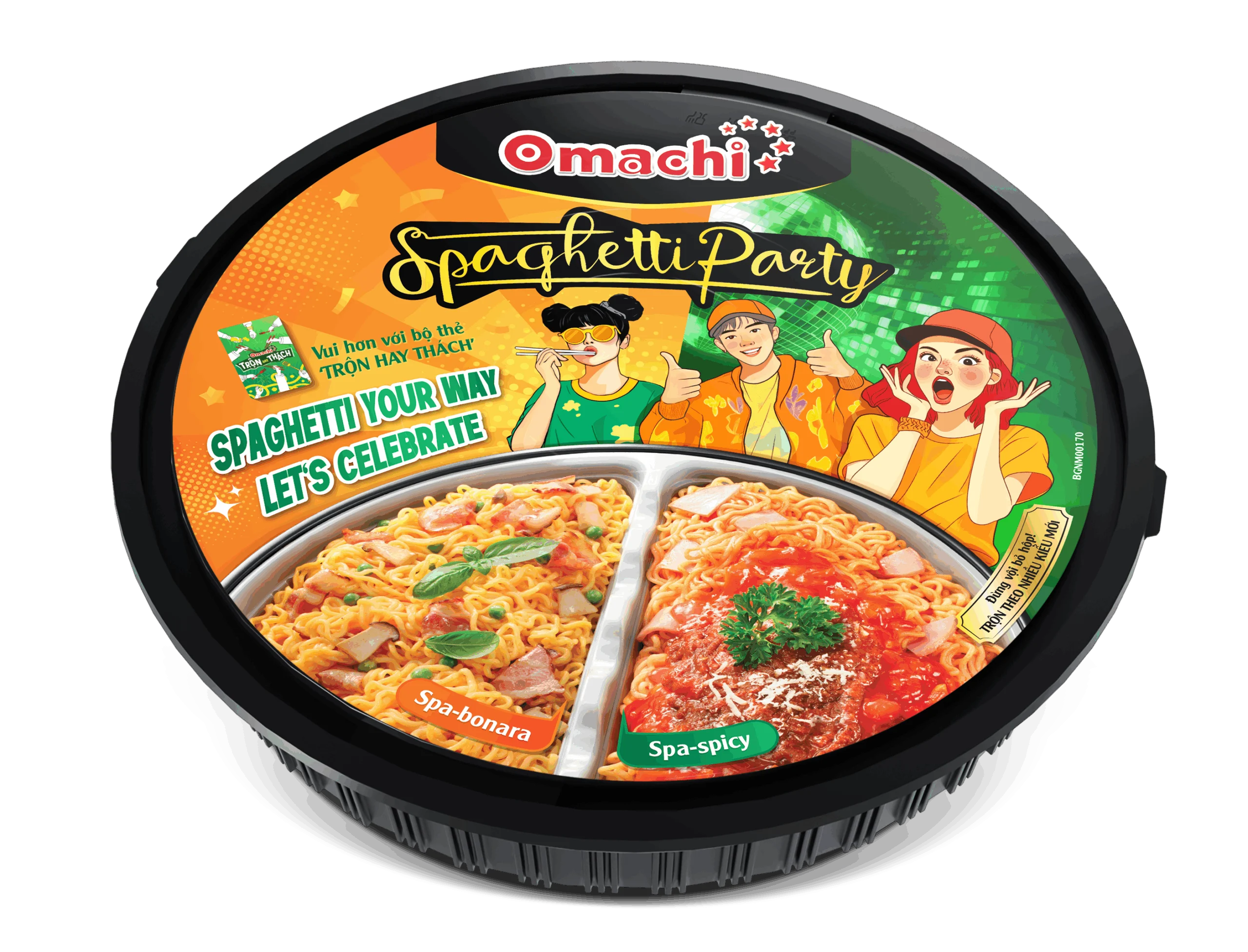 Mì Omachi trộn hai vị 4hộp x 661gr