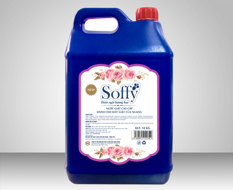 Nước giặt Soffy cho Máy Giặt cửa Trước 10kg