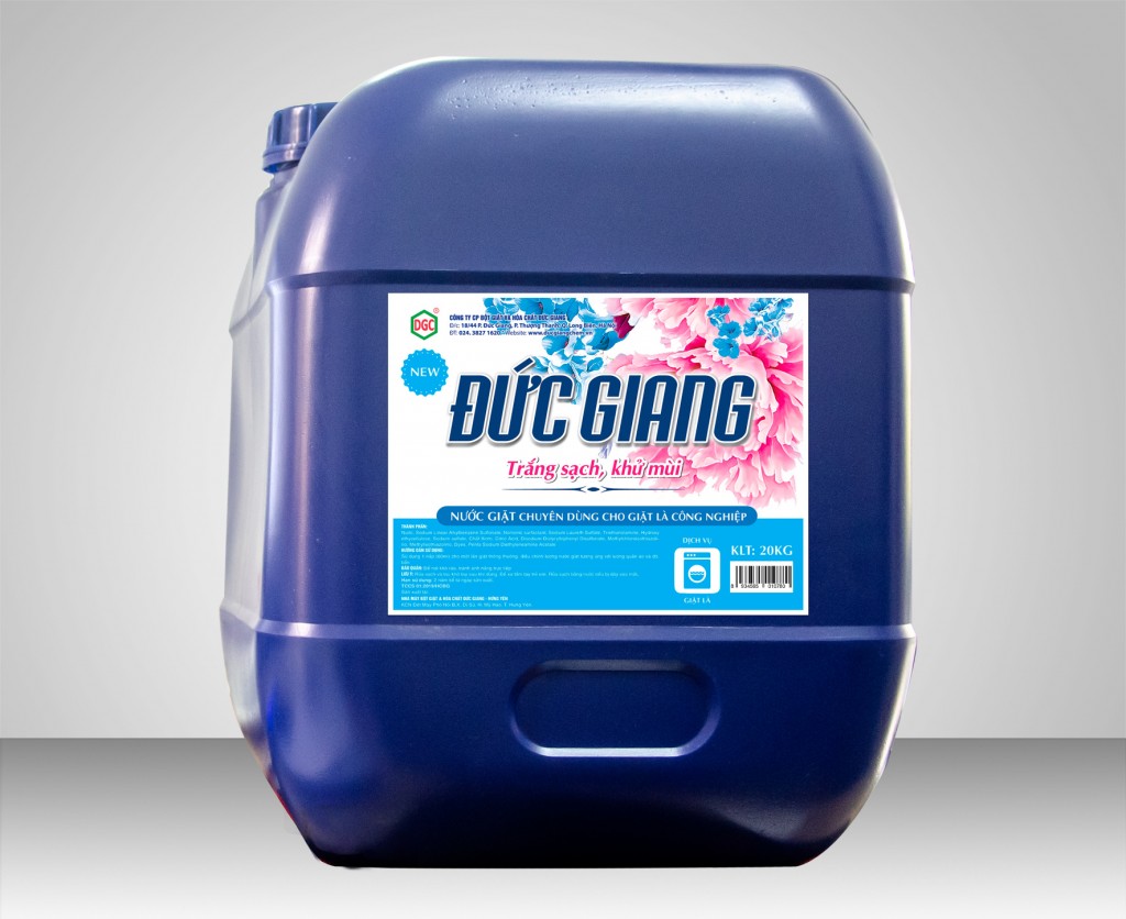 Nước giặt chuyên dụng cho giặt là công nghiệp Đức Giang 20kg