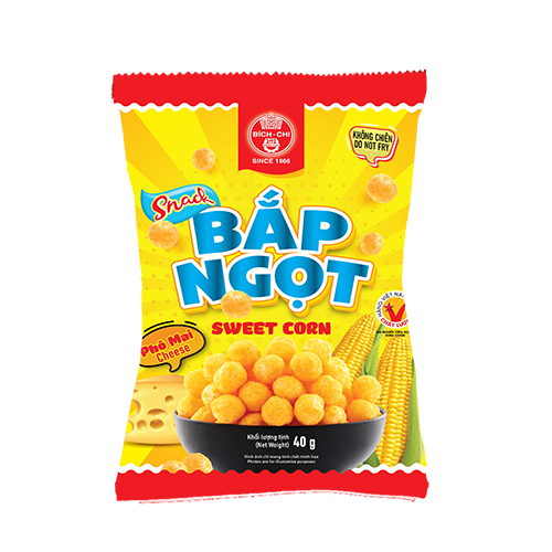 Snack bắp ngọt vị phô mai