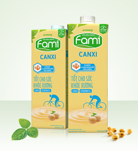 Sữa Fami Canxi hộp 1 lít