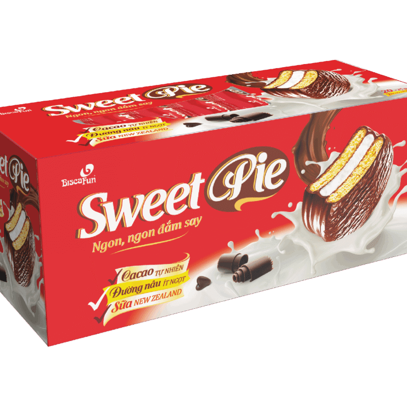 Bánh mềm Sô cô la Sweet Pie 440g
