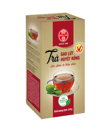 Trà gạo lứt huyết rồng