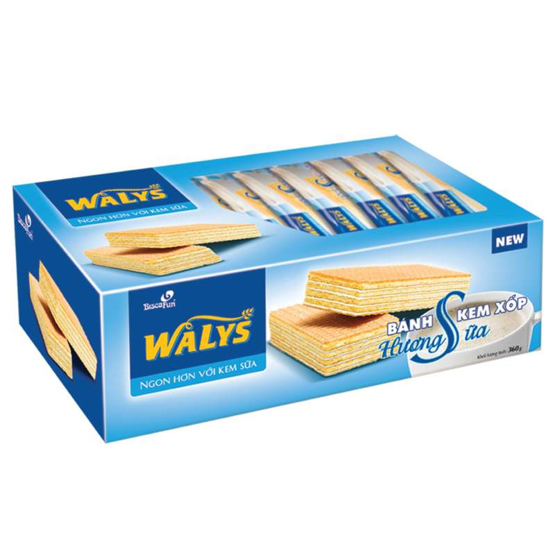 Bánh kem xốp Walys