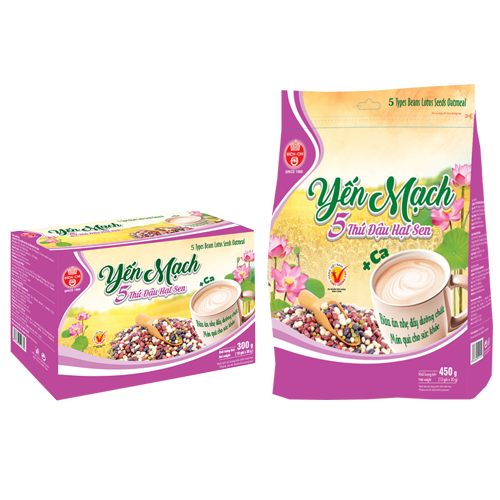 Yến mạch 5 thứ đậu hạt sen