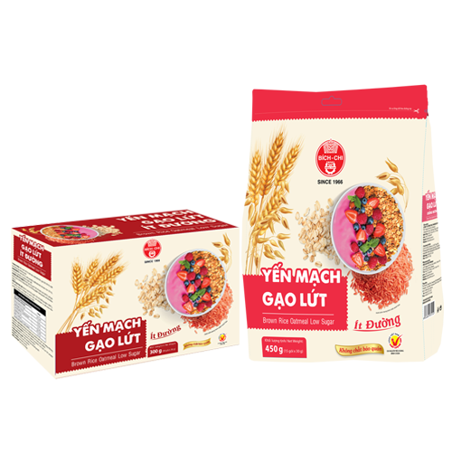 Yến mạch gạo lứt ít đường