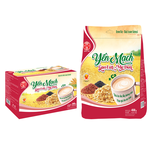 Yến mạch gạo lứt mè đen