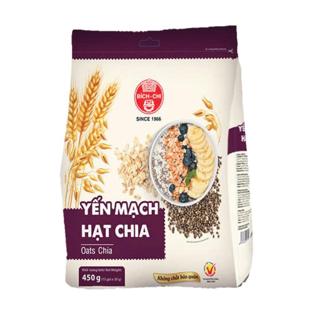 Yến mạch hạt chia 450g