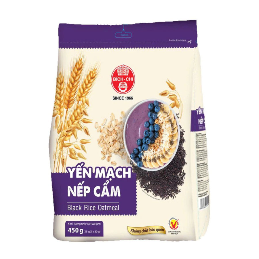 Yến mạch nếp cẩm 450g