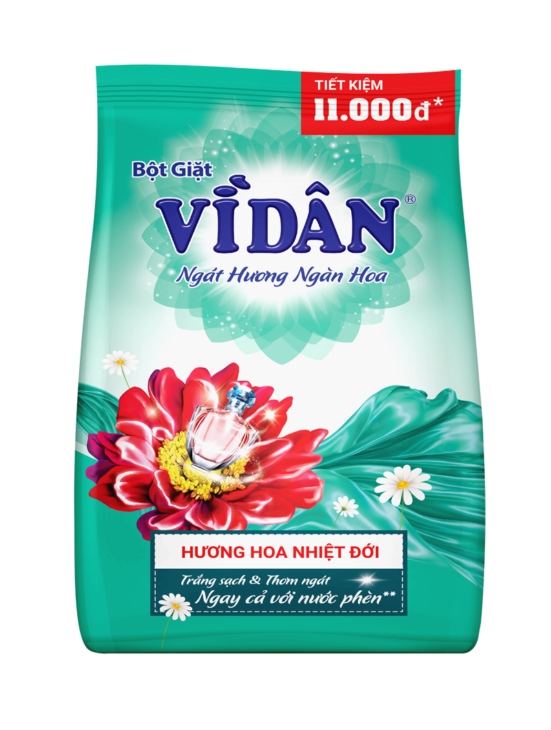 Bột giặt Vì dân ngát hương ngàn hoa