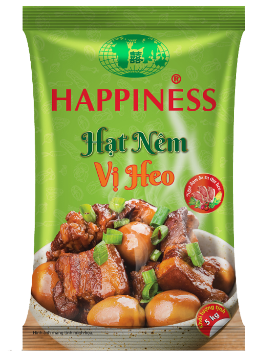 Hạt nêm vị heo Happiness