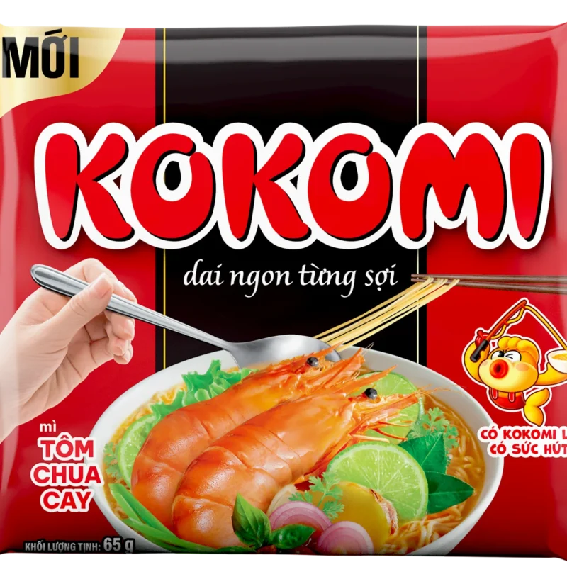 Mì Kokomi tôm chua cay – Gói 65gr