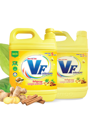 Nước rửa chén VF Siêu Sạch Gừng Quế