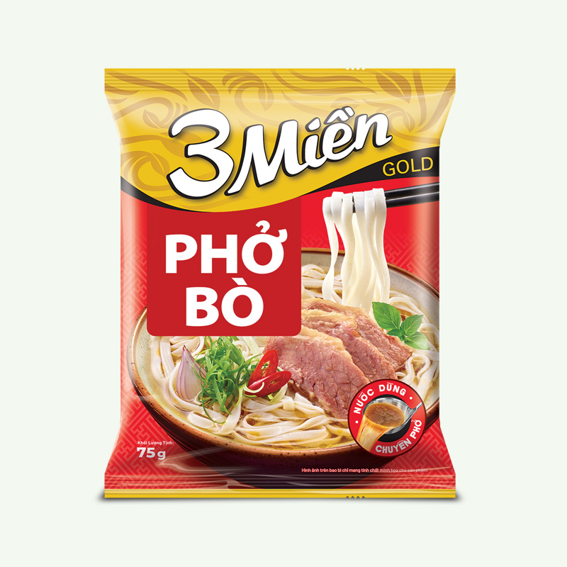 Phở 3 Miền Gold Vị Bò
