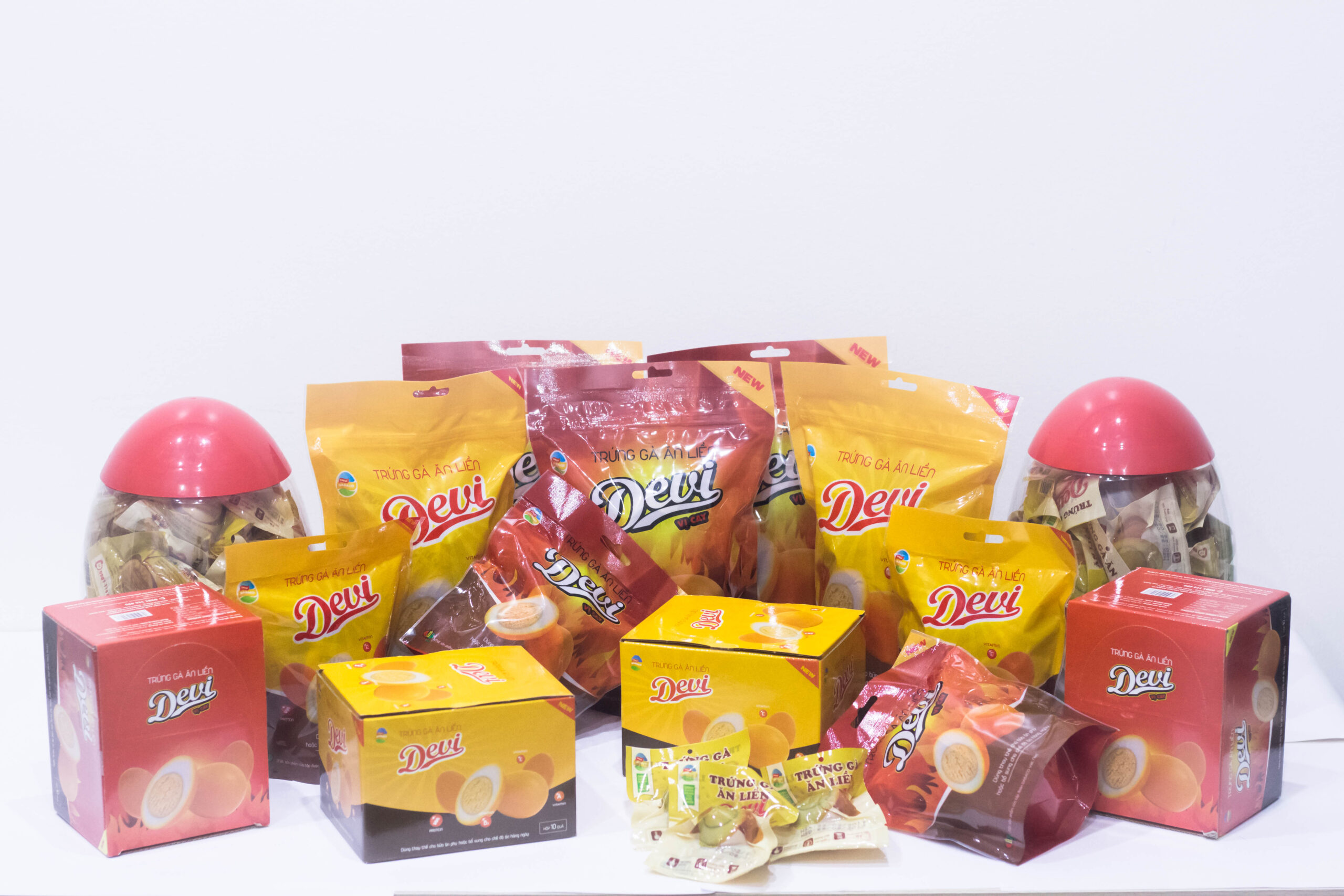 Trứng gà ăn liền vị cay