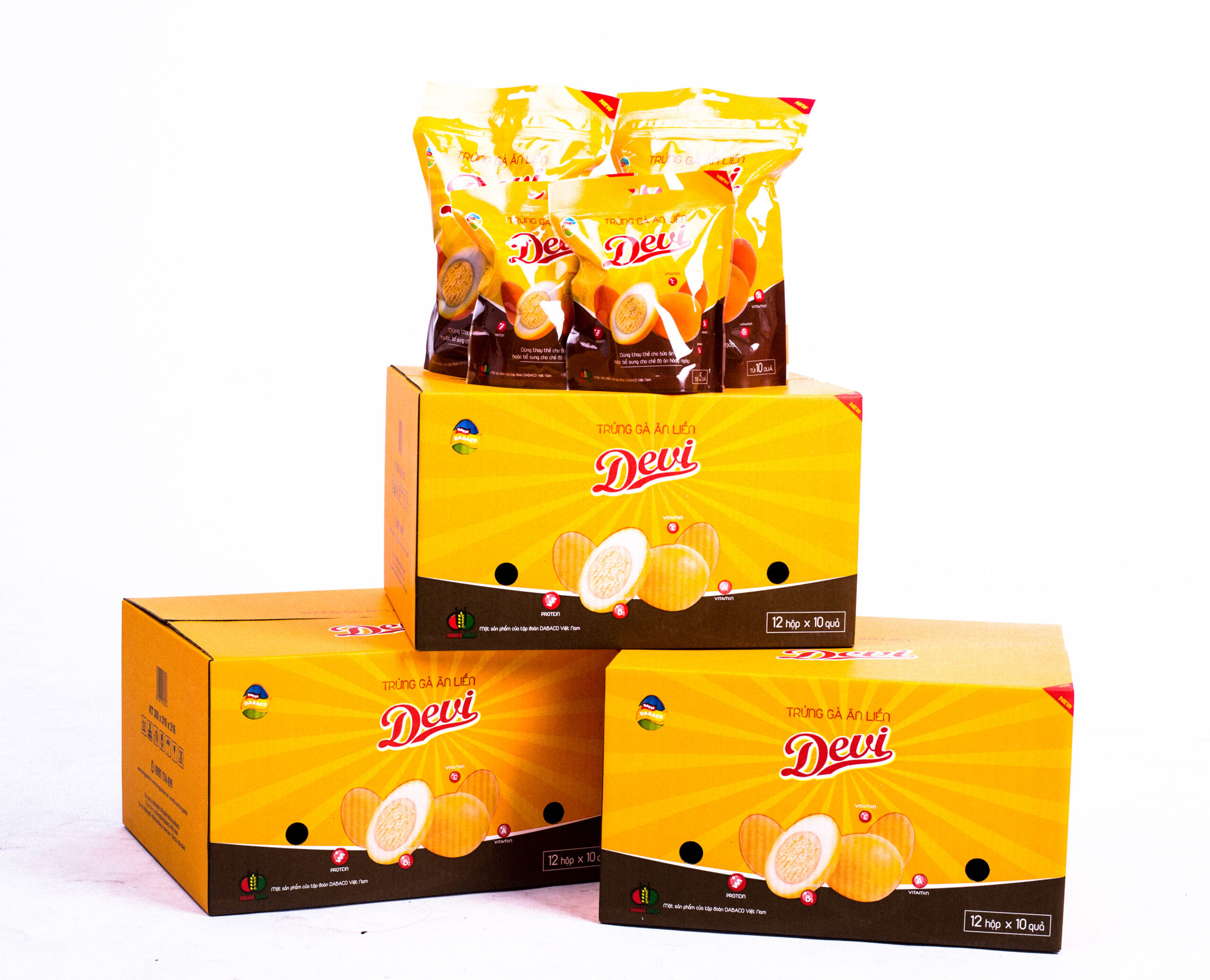 Trứng gà ăn liền vị thường